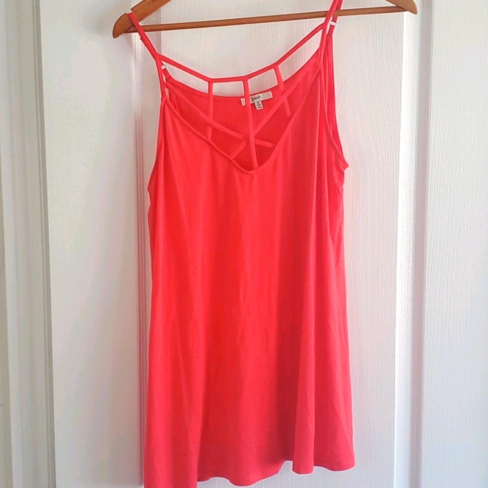 NWOT Coral Tunic length tank